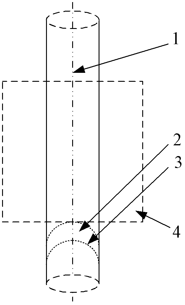 Method for determining migration velocity of displacement front in CO2 miscible displacement physical simulation