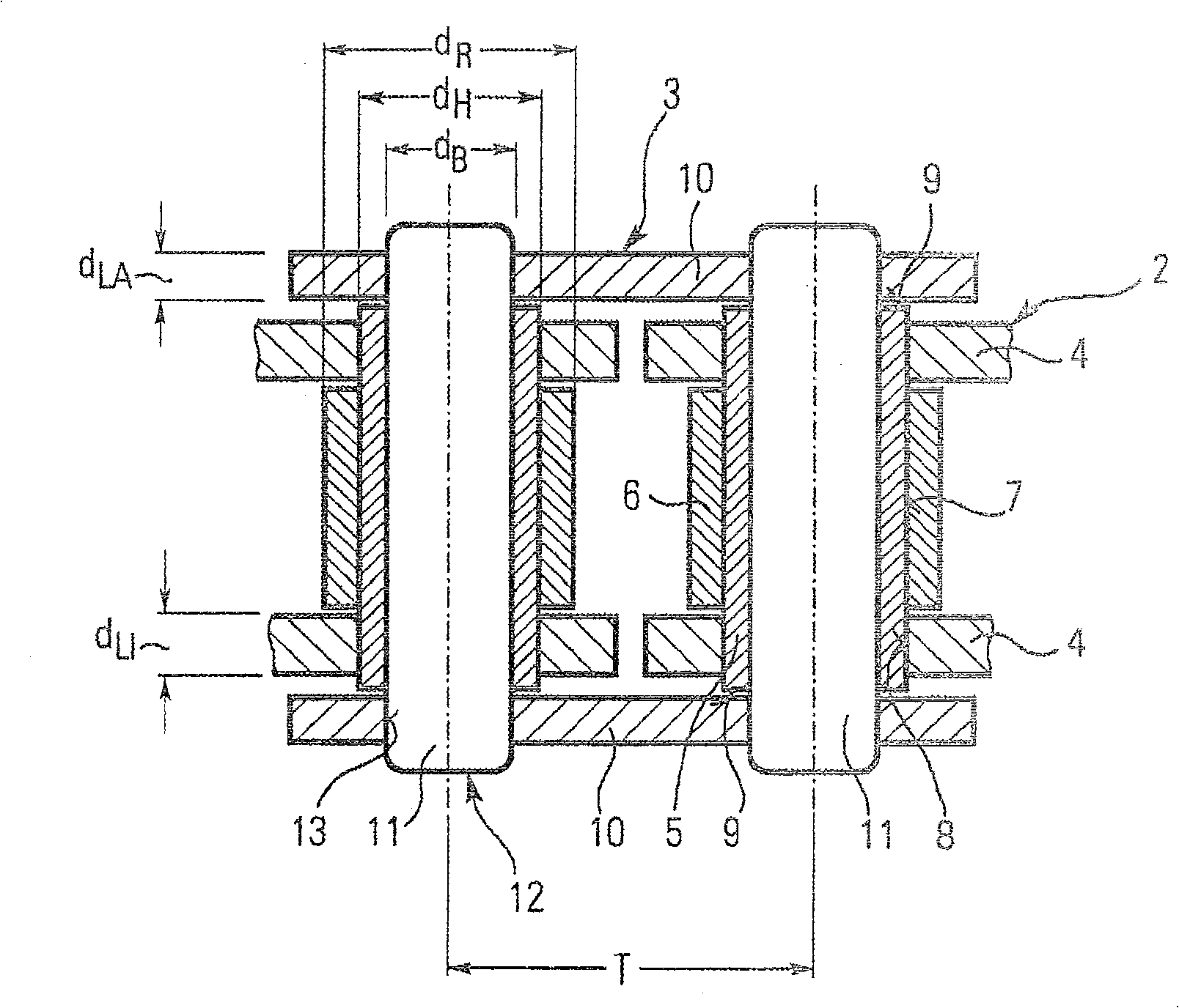 Roller chain with greater link joint height