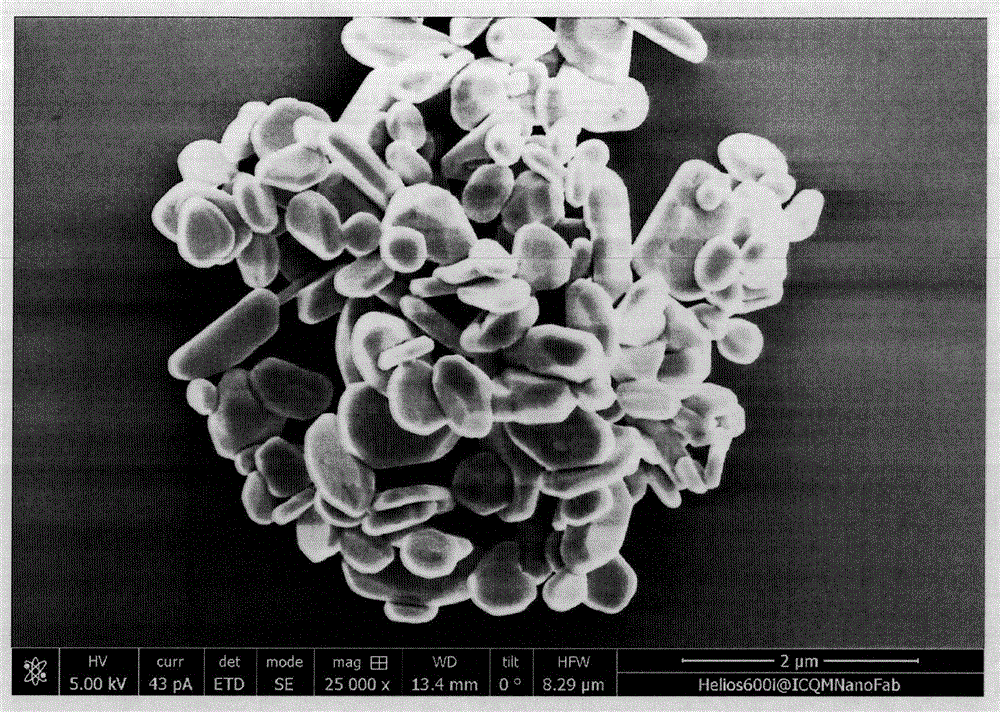 Method used for preparing subsize bismuth subcarbonate via hydrothermal method