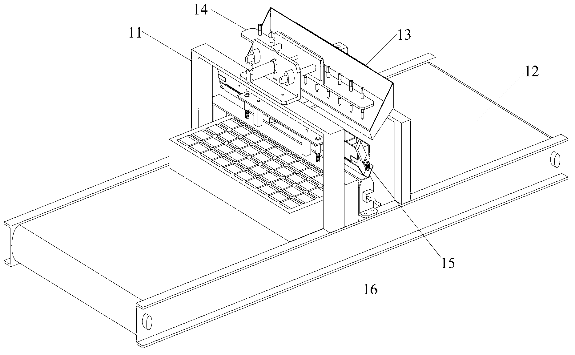 Directional sowing device for long seeds