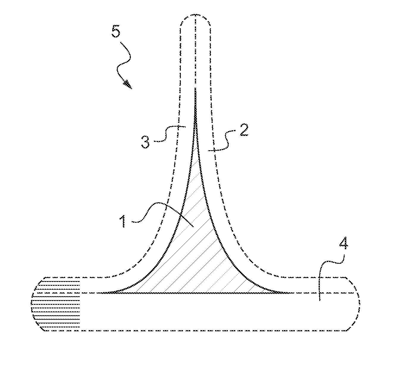 Composite gusset filler and method of manufacture of said composite gusset filler