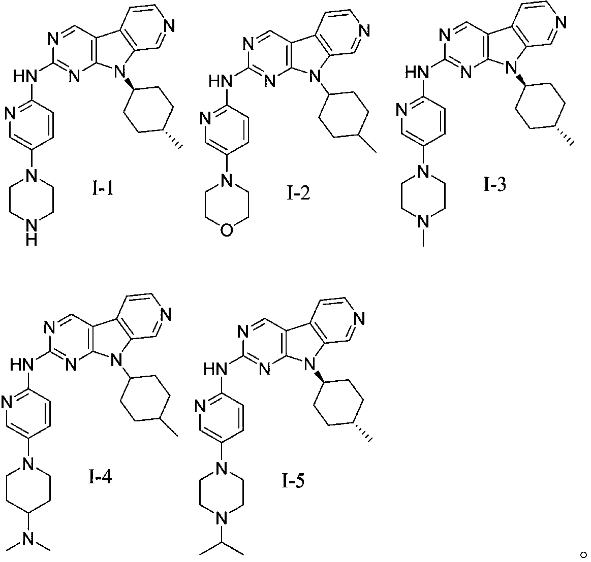 CDK4-FLT3 inhibitor and application thereof