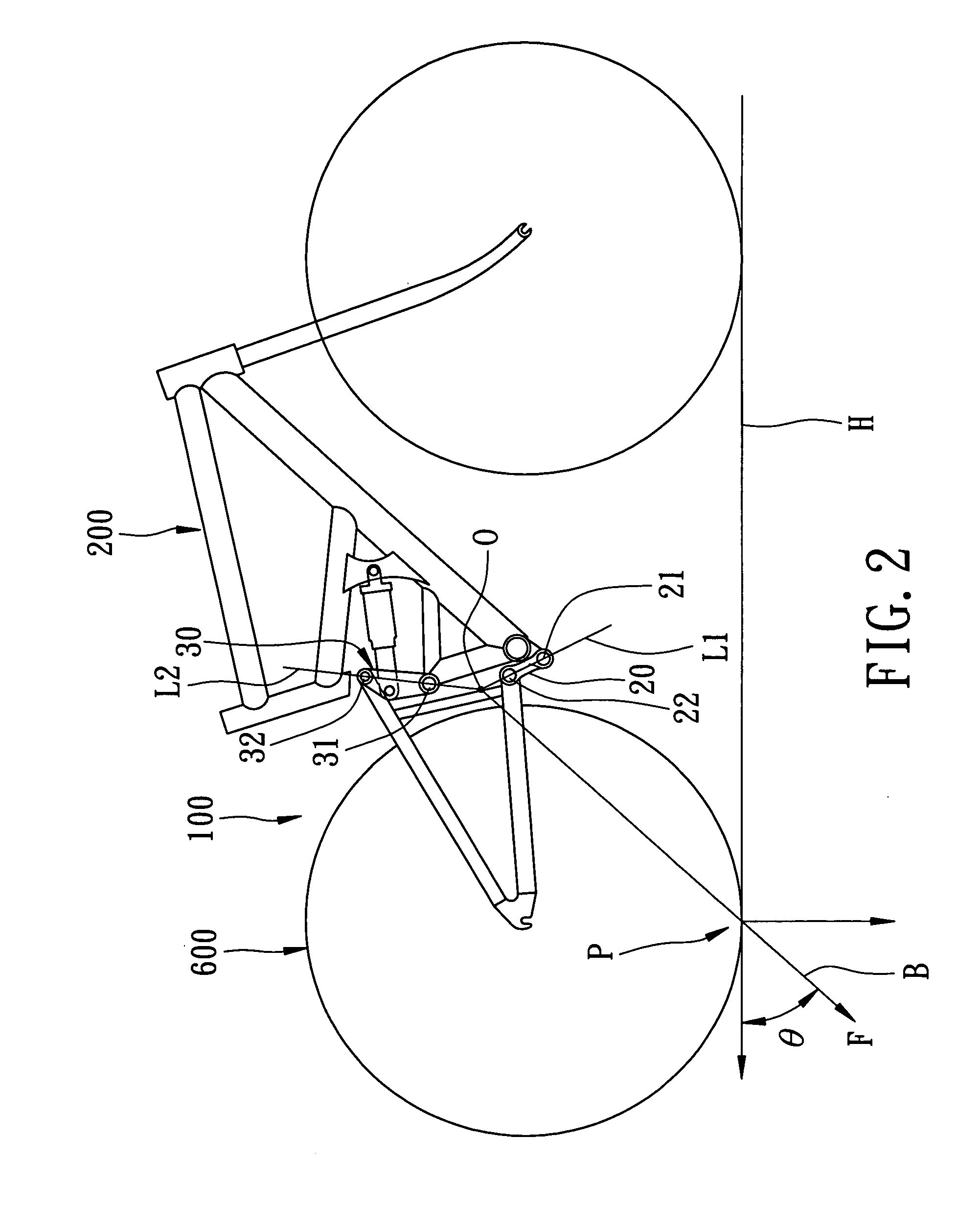 Bicycle rear suspension system