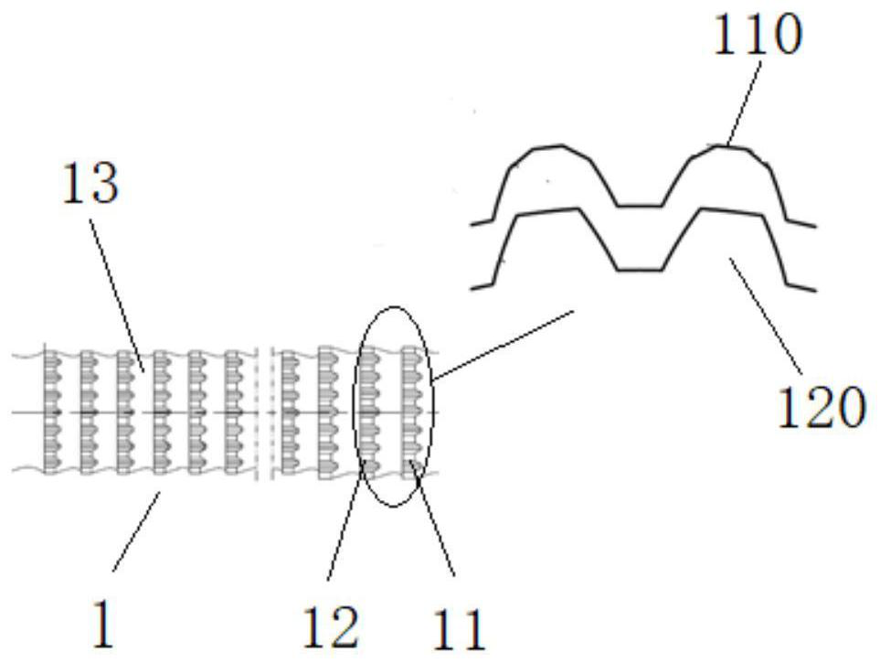 A rough and fine drawing structure spline broach and its design method