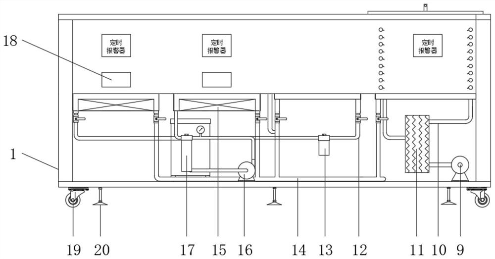 Ultrasonic cleaning machine