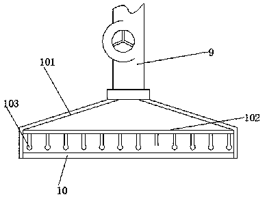 Automatic material loading device for solar panel silk-screen printing