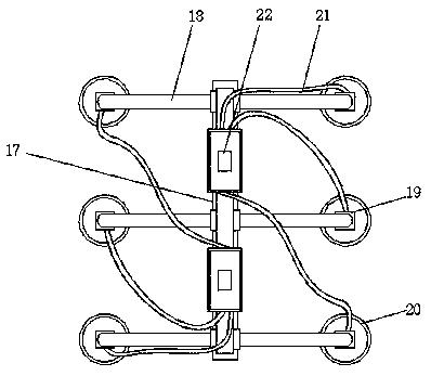 Automatic material loading device for solar panel silk-screen printing