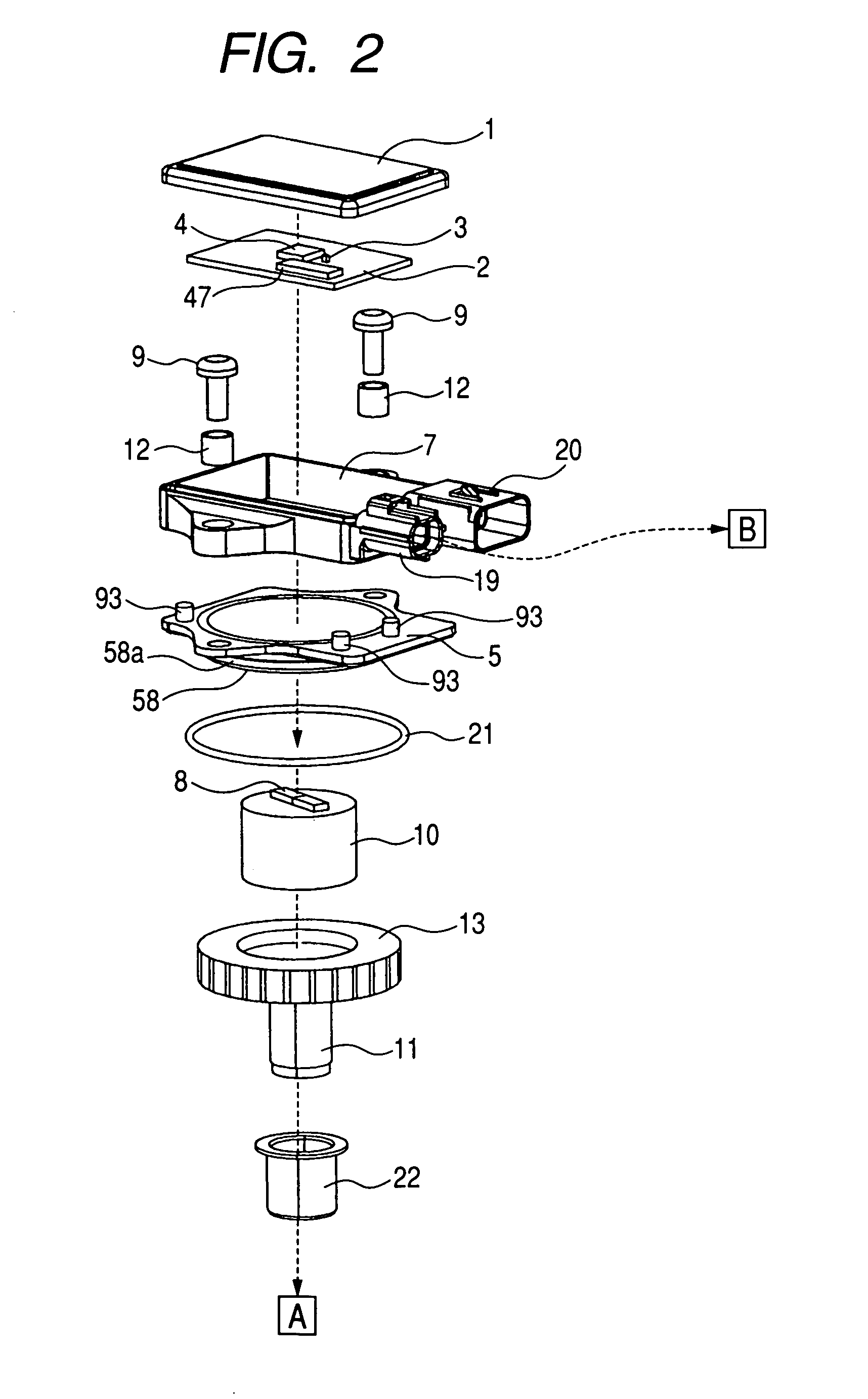 Electric motor unit with controller