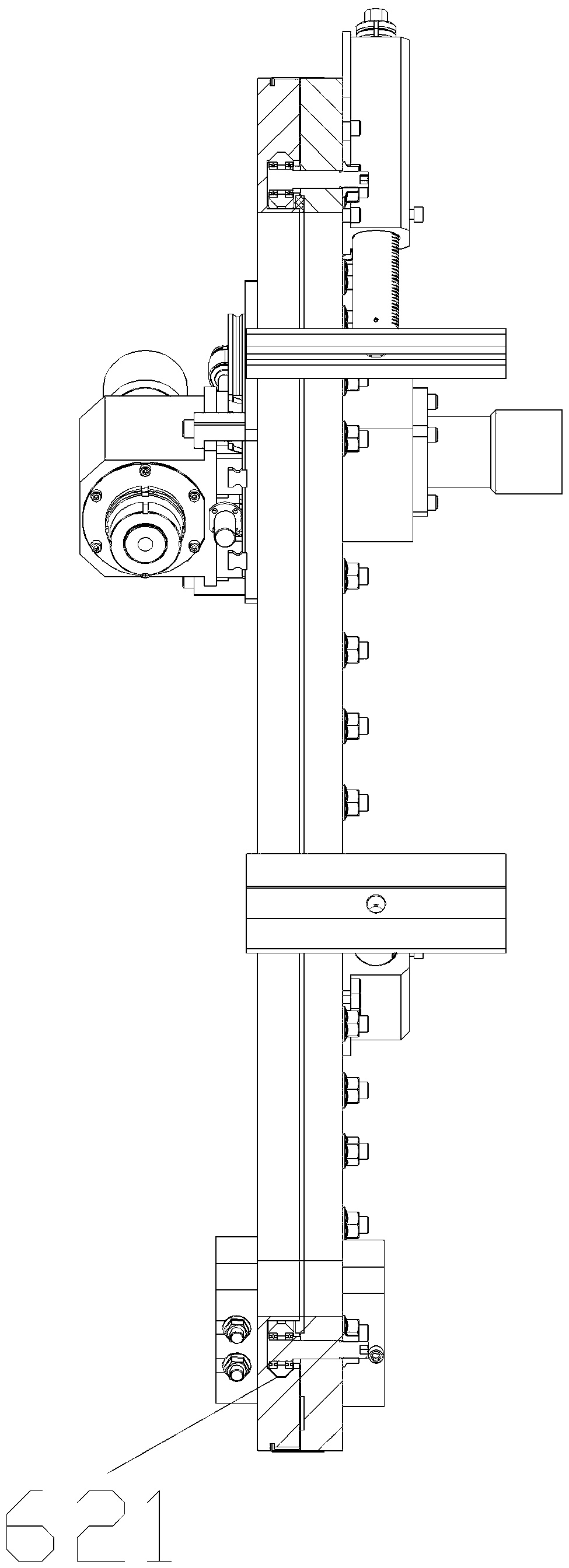 Split drilling and milling pipe cutting machine