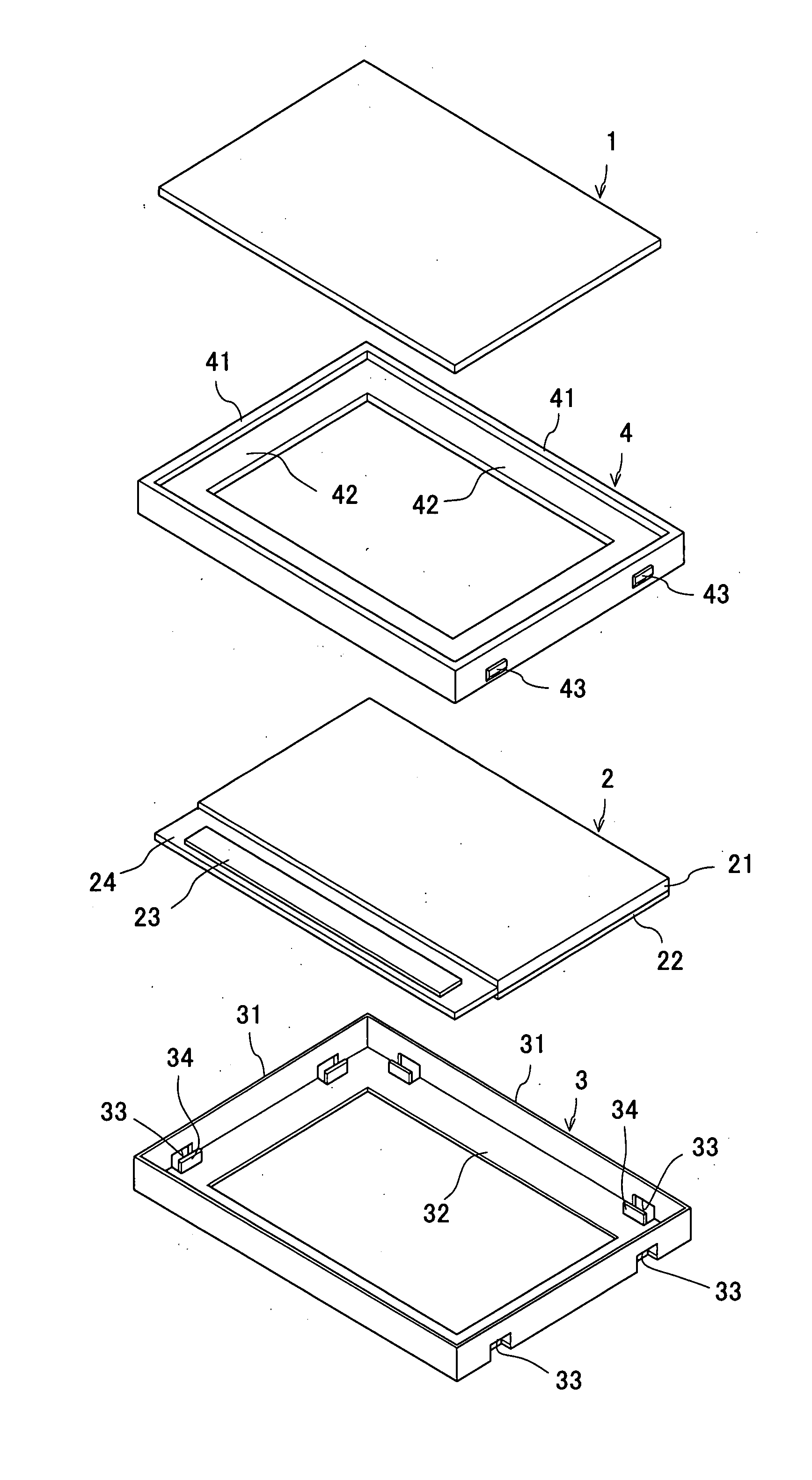 Planar light source unit and liquid crystal display device using the unit