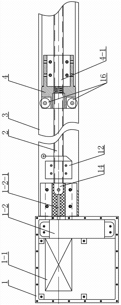 Extensible hanging mounted device of vehicle-mounted ecological remote sensing instrument