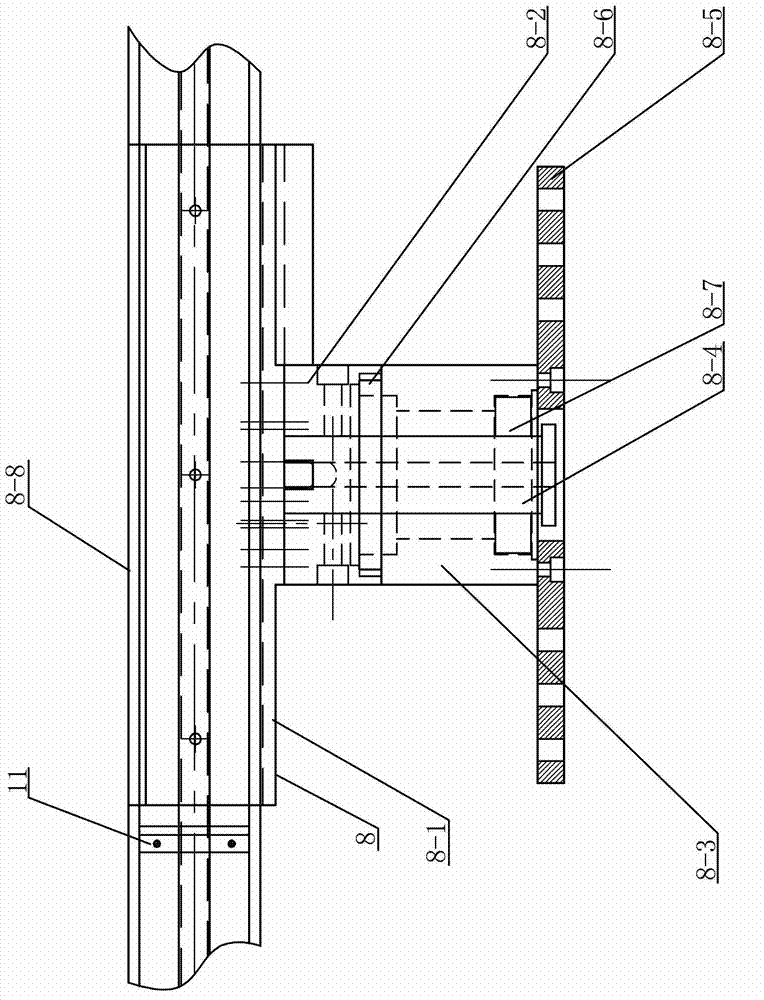 Extensible hanging mounted device of vehicle-mounted ecological remote sensing instrument