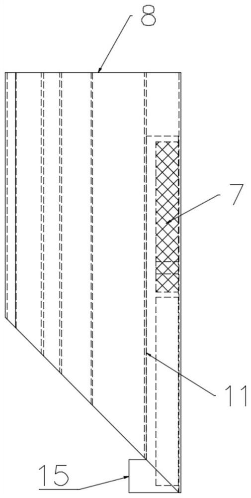 Invisible magnetic attraction structure and door