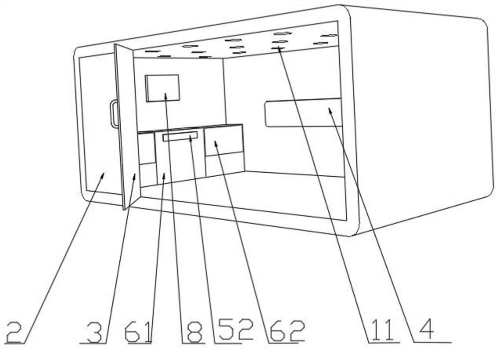 Smoking room and application method thereof