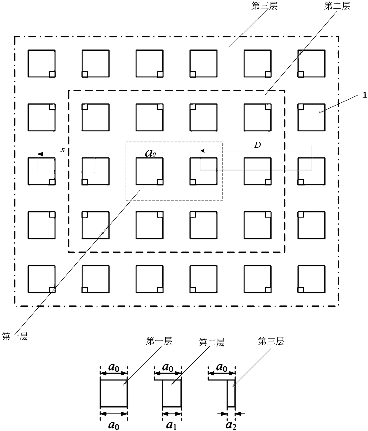 Package structure of semiconductor power device and electrodes of package structure