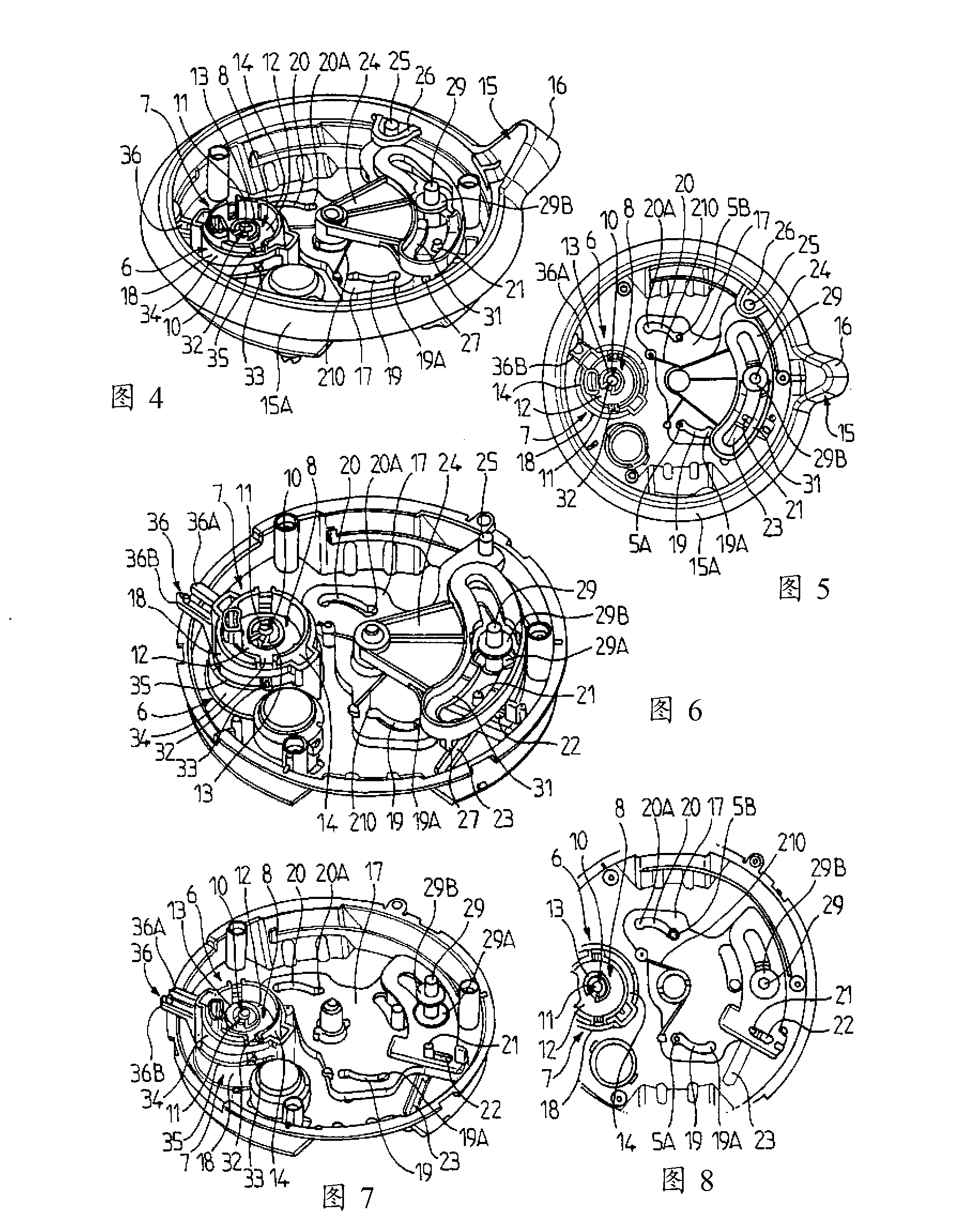 Apparatus for pressure cooking foodstuffs, provided with a moving transmission component