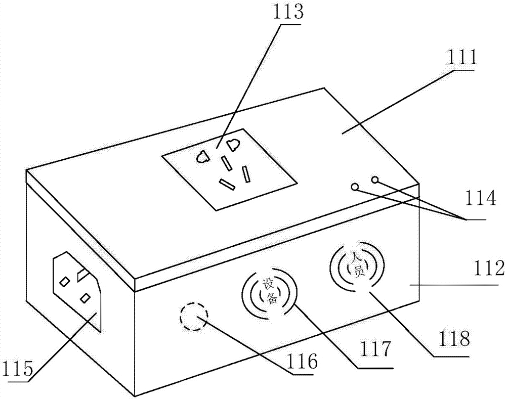 Internet of things power supply management system and method based on power carrier communication