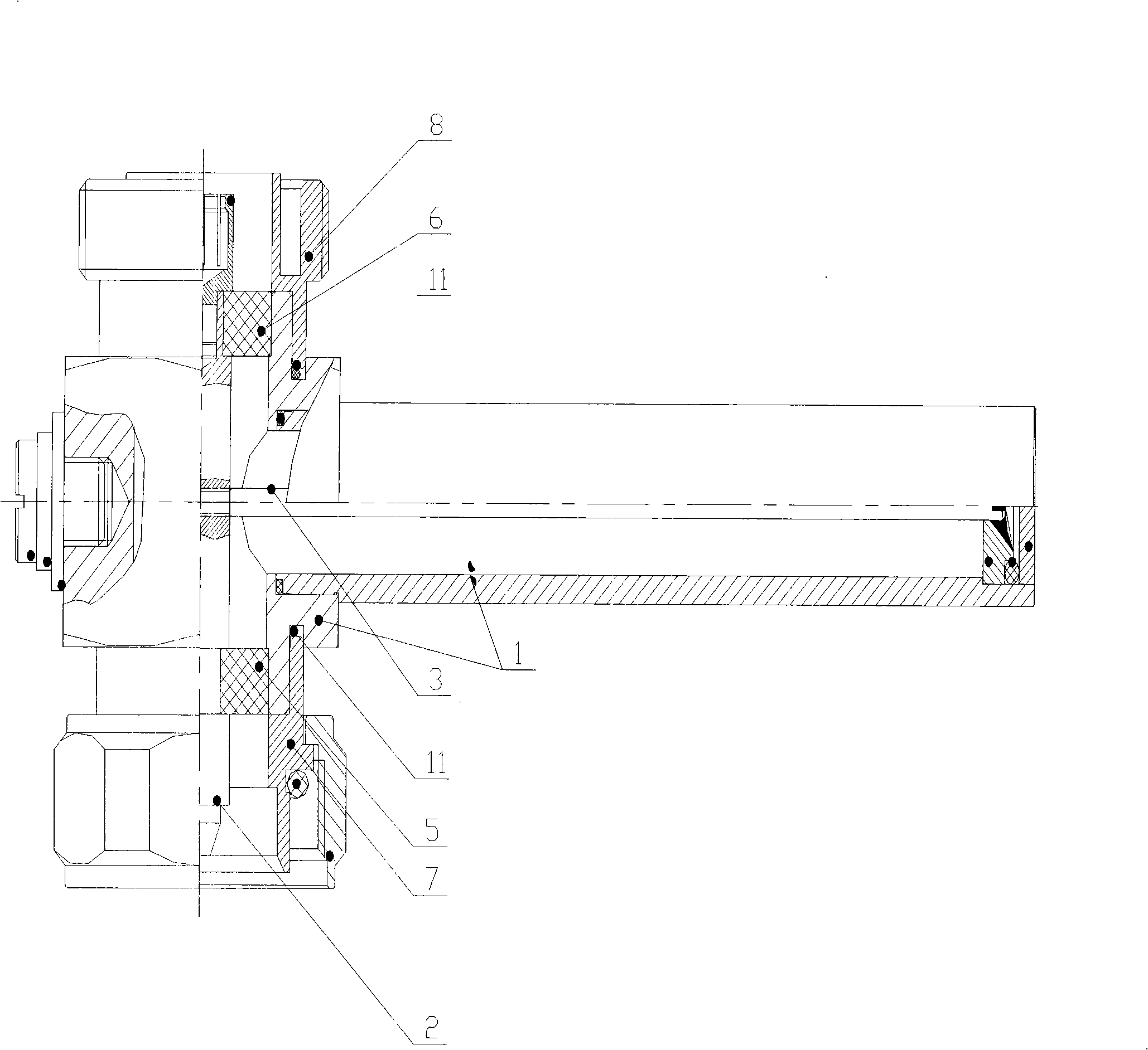 One fourth wavelength type lighting arrester