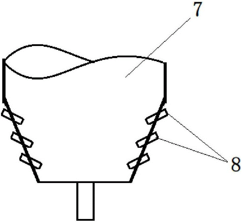 Device system applicable to flue gas and powder material mixed reaction