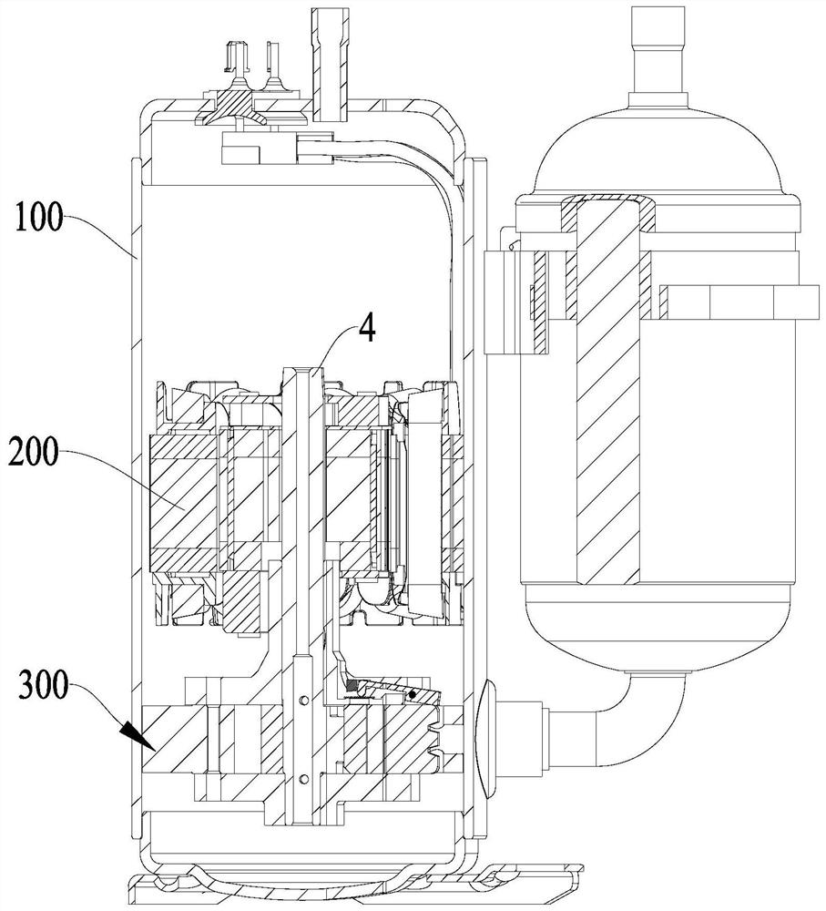 Compression mechanism, rotary compressor and refrigerating device