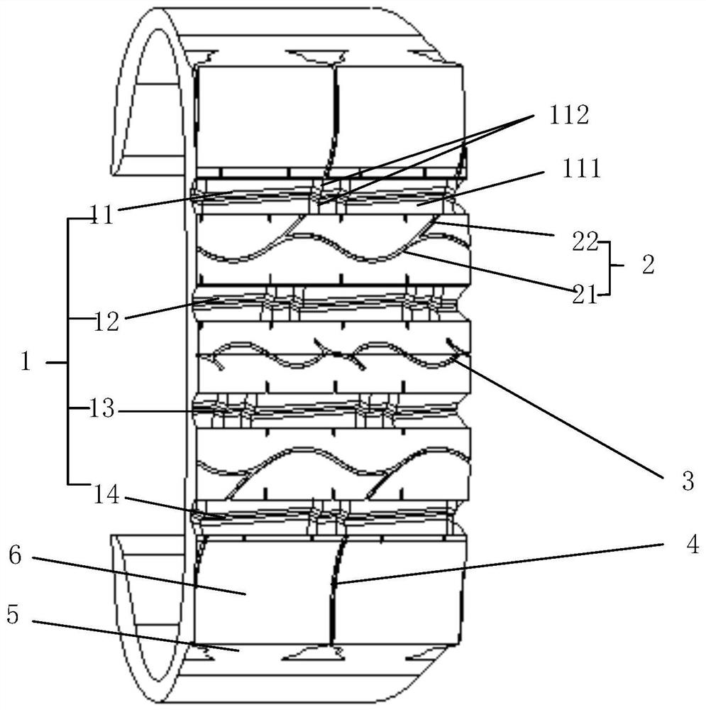 Tread pattern and tire