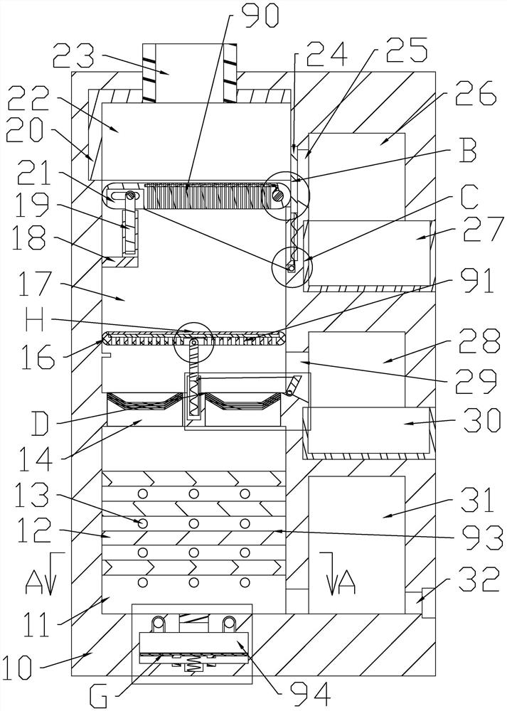 Electroplating sewage treatment device