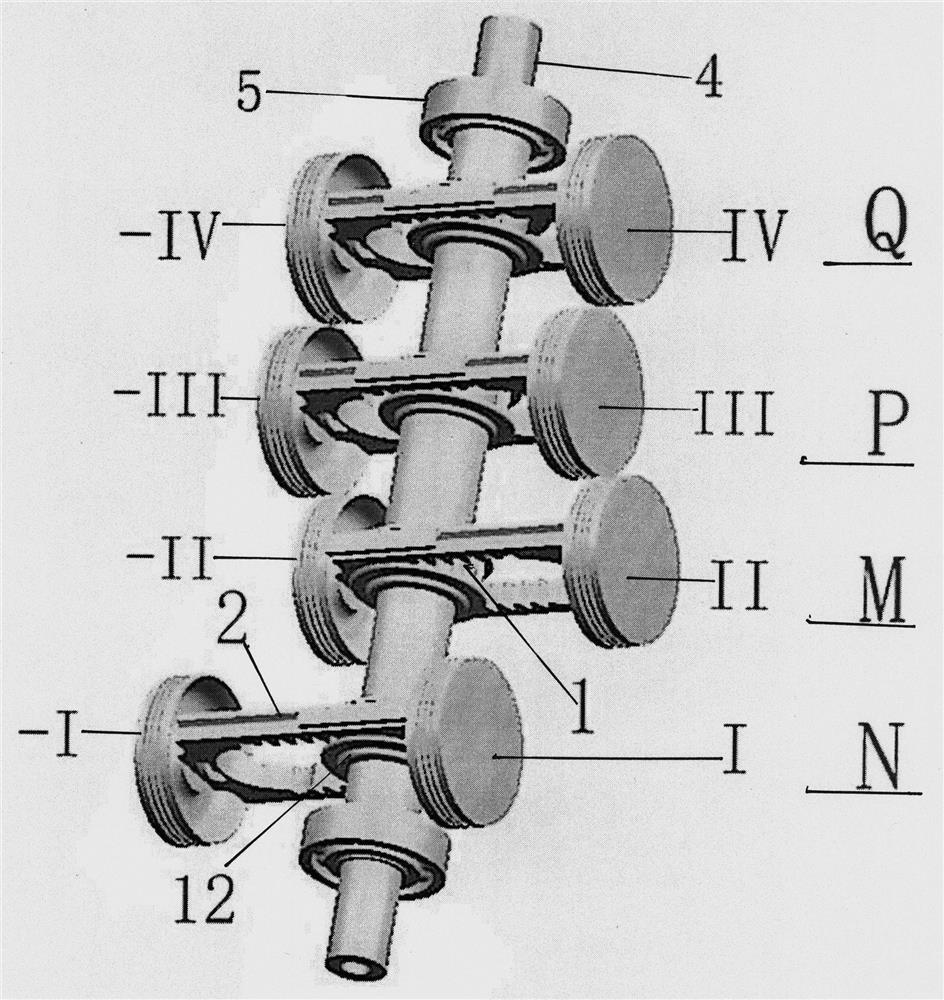 Constant-volume electric control combustion coupling meshing engine