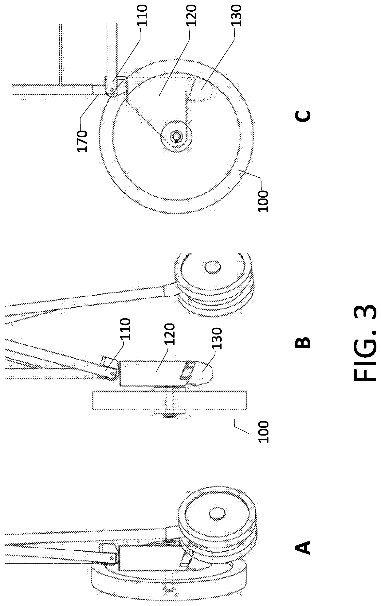 Foldable cart with deployable wheels