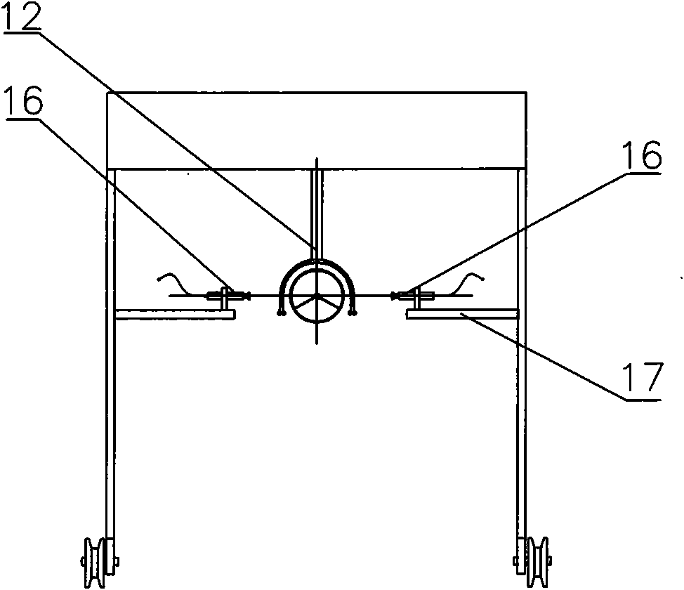 Integration method of steel tube inner wall and outer wall powder spraying, curing and film-forming and device thereof