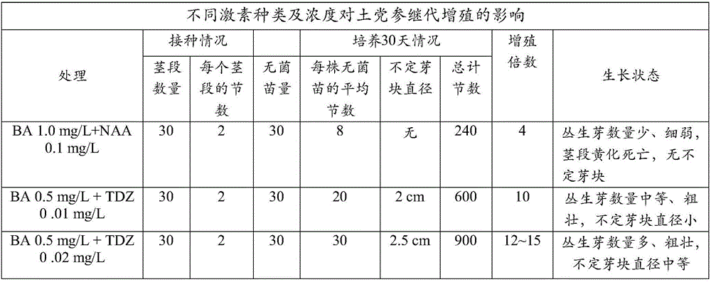 Kit and method for promoting in-vitro proliferation of radix campanumoeae