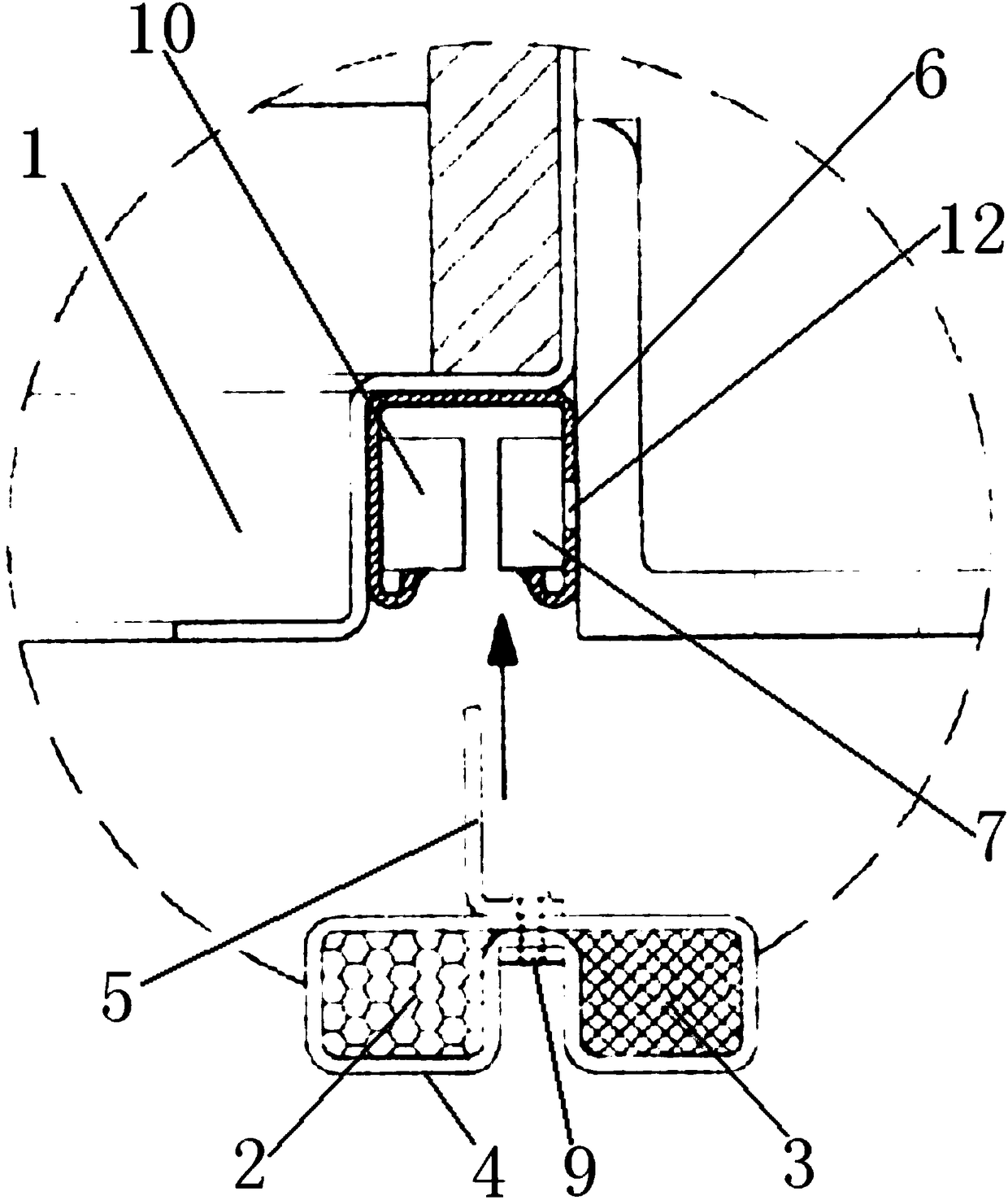 Dual-sealing mechanism for tank cover of aluminum melt degasification tank