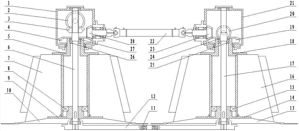 Rotatable mower header and differential feeding method