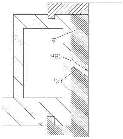 Power distribution cabinet-used electrical switch installation assembly having light indicating function