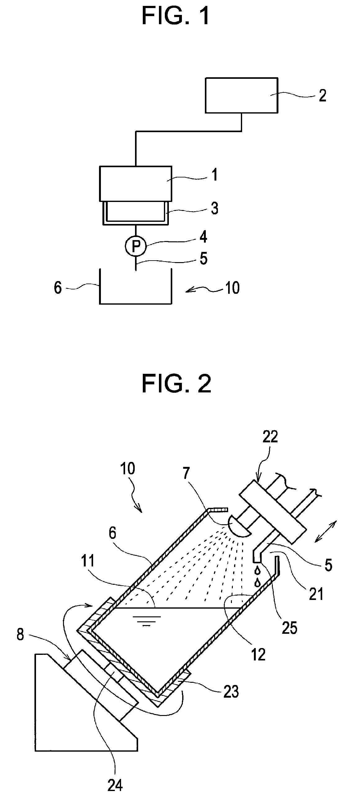 Waste liquid processing device