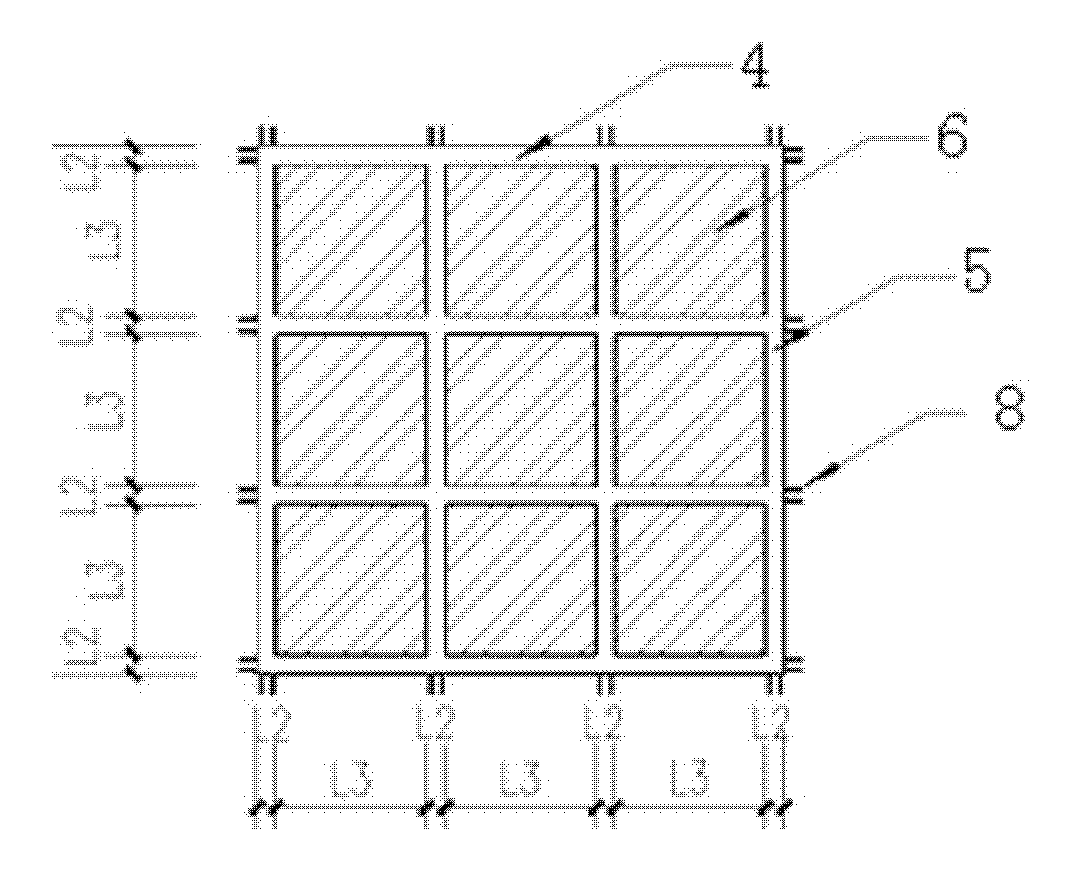 Energy dissipating and shock absorbing system having dense reinforcement structure