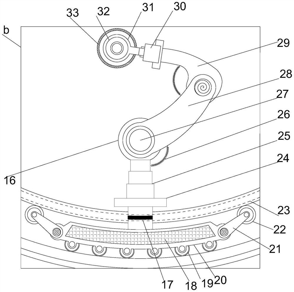 Self-propelled revolving water conservancy engineering pipeline rust removal device