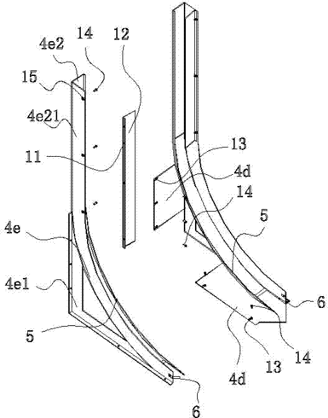 Cornerite mounting method and device used on ceramic tile packaging machine