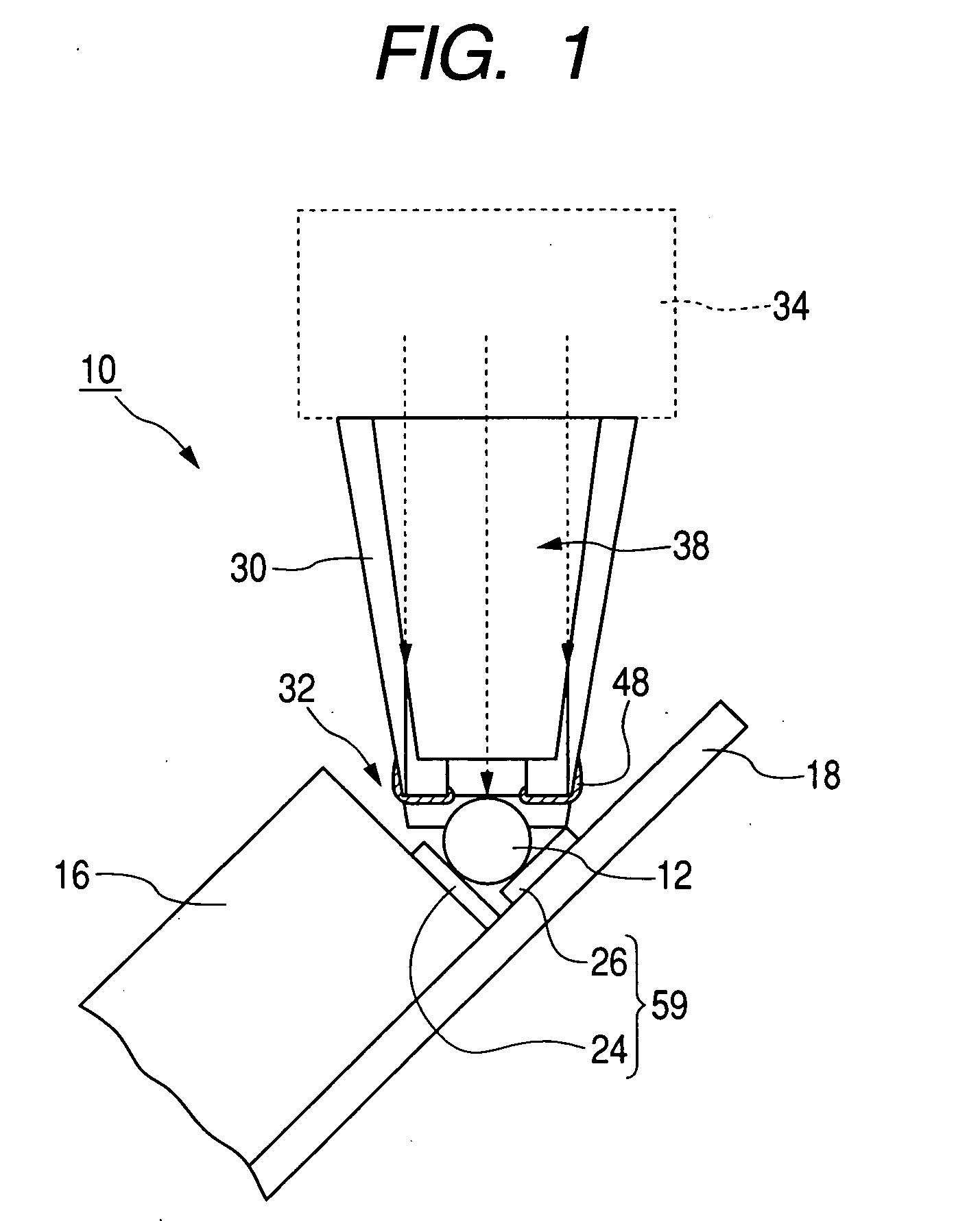 Bonding apparatus using conductive material