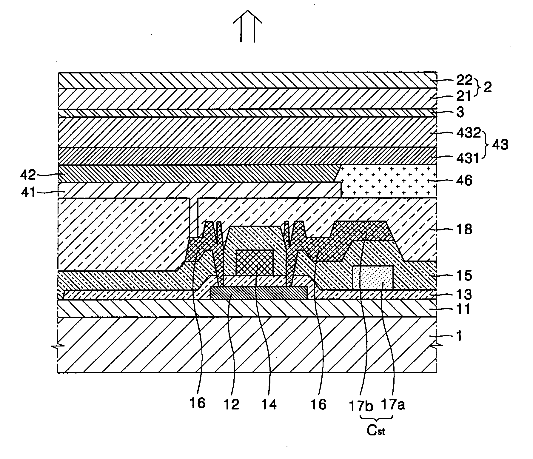 Light-emitting device having optical resonance layer