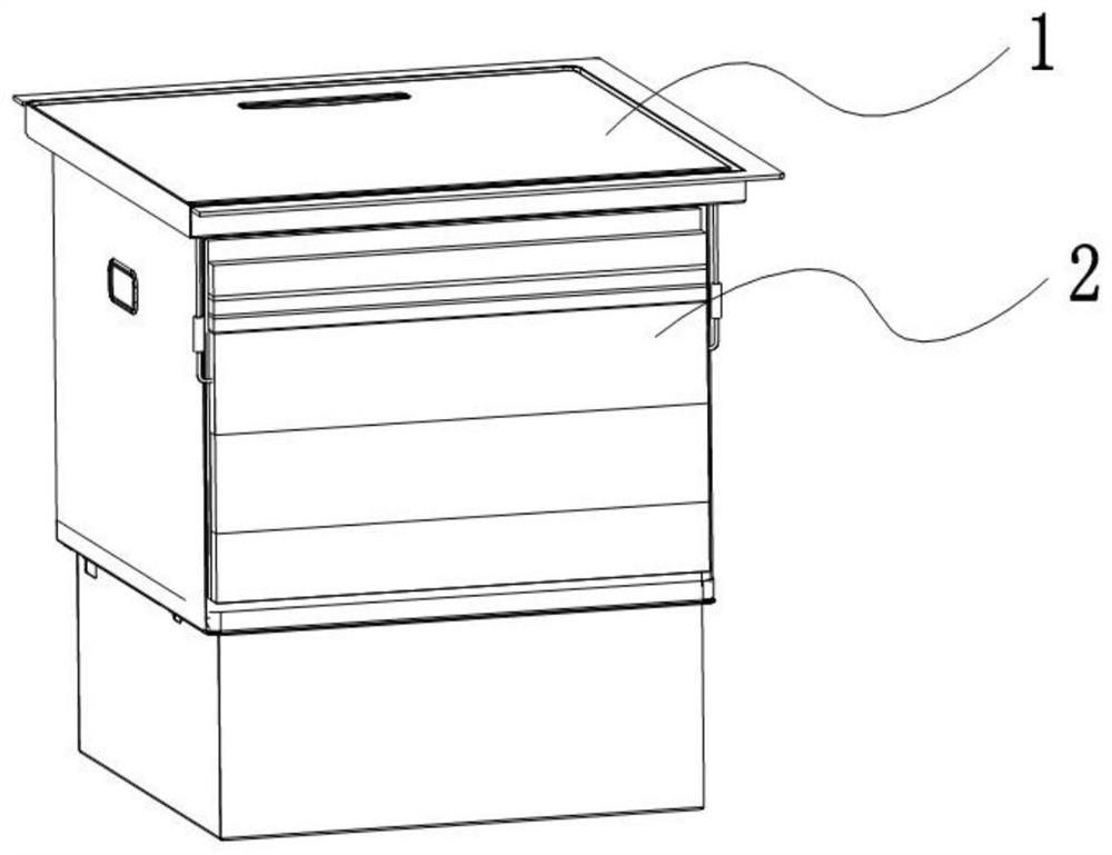 Inner container with noise reduction structure and dish-washing machine