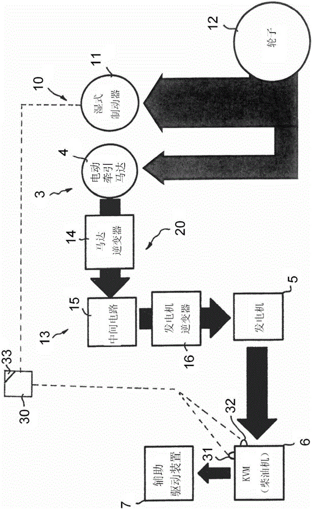 Self-propelled working machine and method for braking working machine of this type