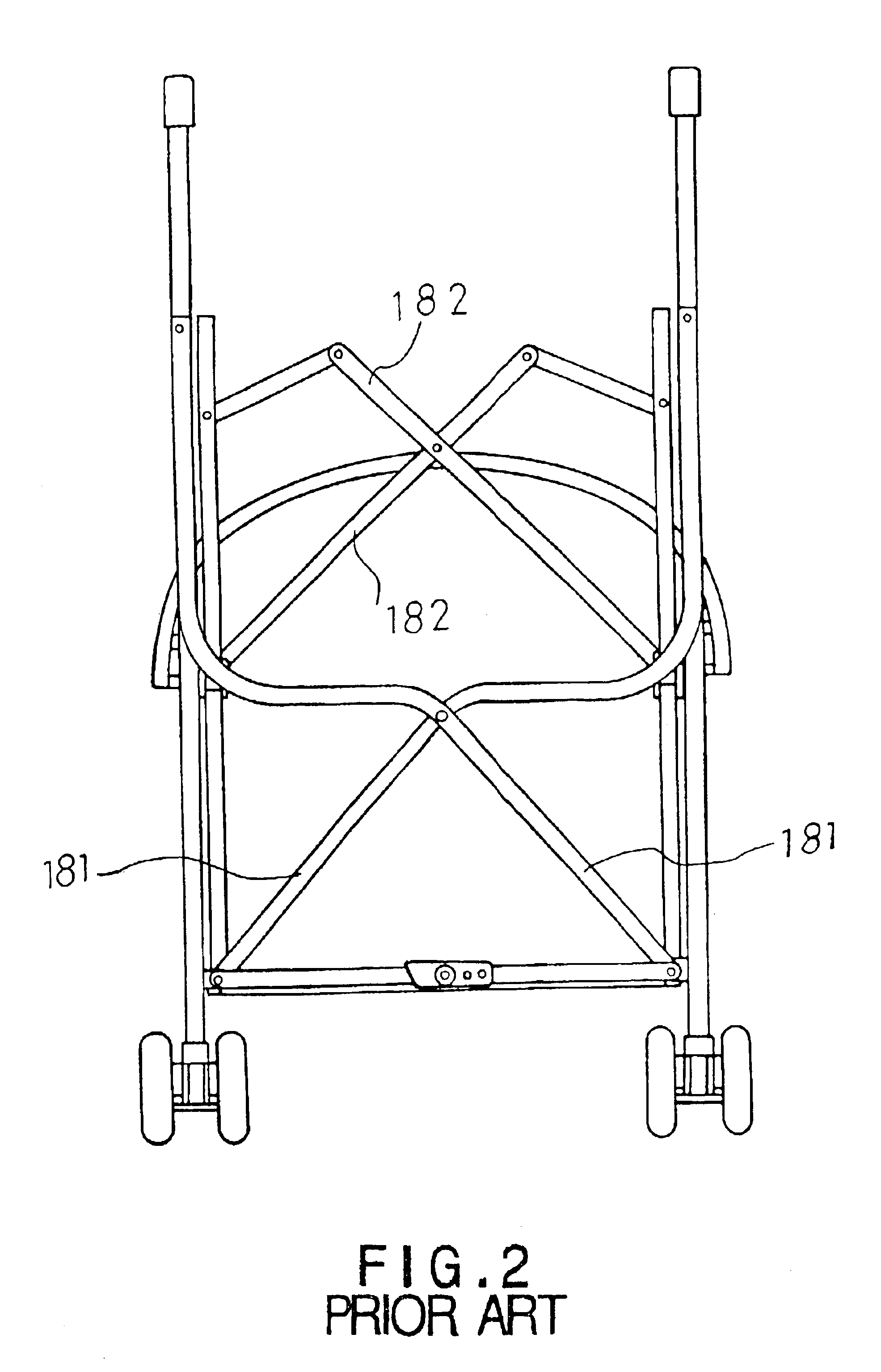 Foldable baby stroller