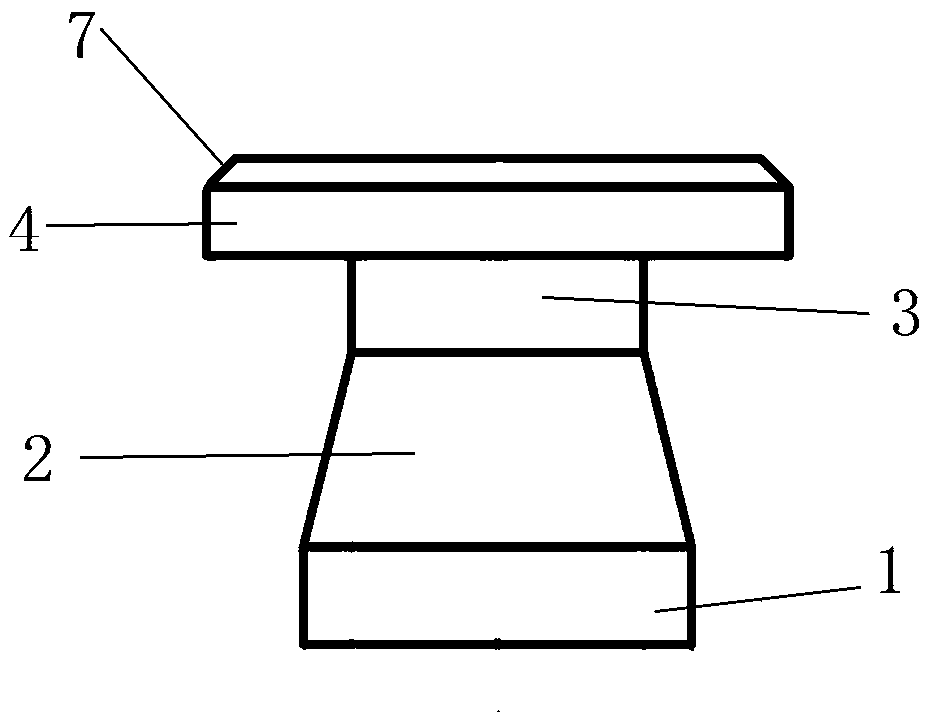 Agate base of viscosity meter