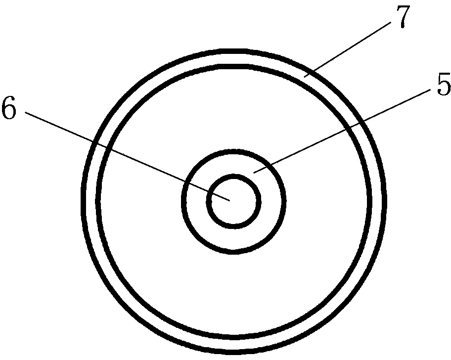 Agate base of viscosity meter