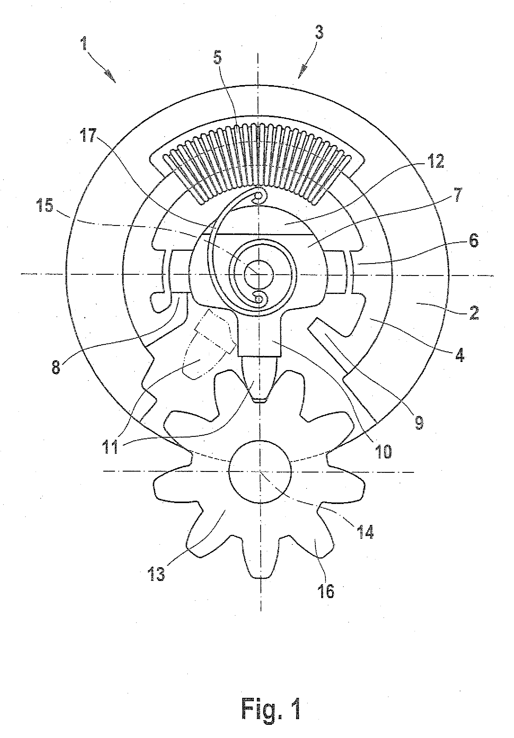 Positive-Fit Freewheel Mechanism That Can Be Electromechanically Actuated, Electromechanical Brake With A Freewheel Mechanism Of This Type For A Motor Vehicle and Method For Adjusting The Play In A Brake Of This Type