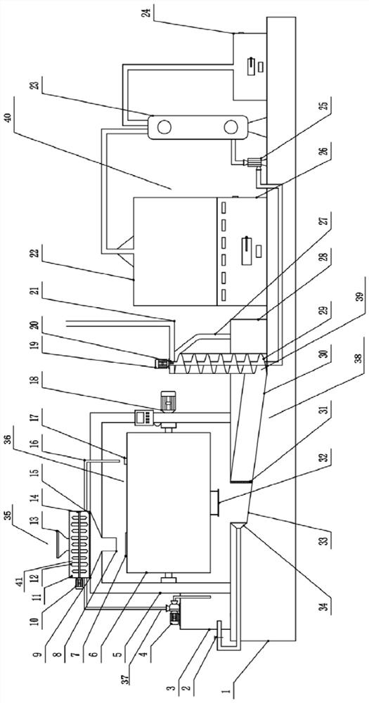 System and method for preparing phosphate adsorbent by taking residual sludge and biological shell wastes as raw materials