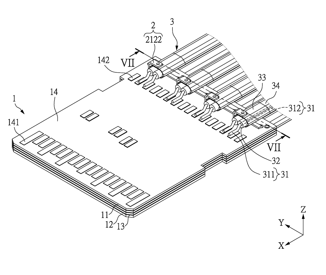 Cable connector, carrier module thereof, and method for assembling the same