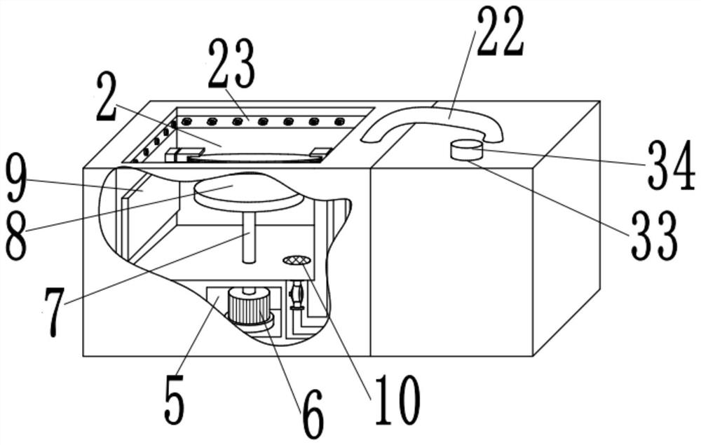 Efficient spectacle lens cleaning device