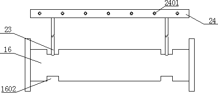 A material surface treatment device