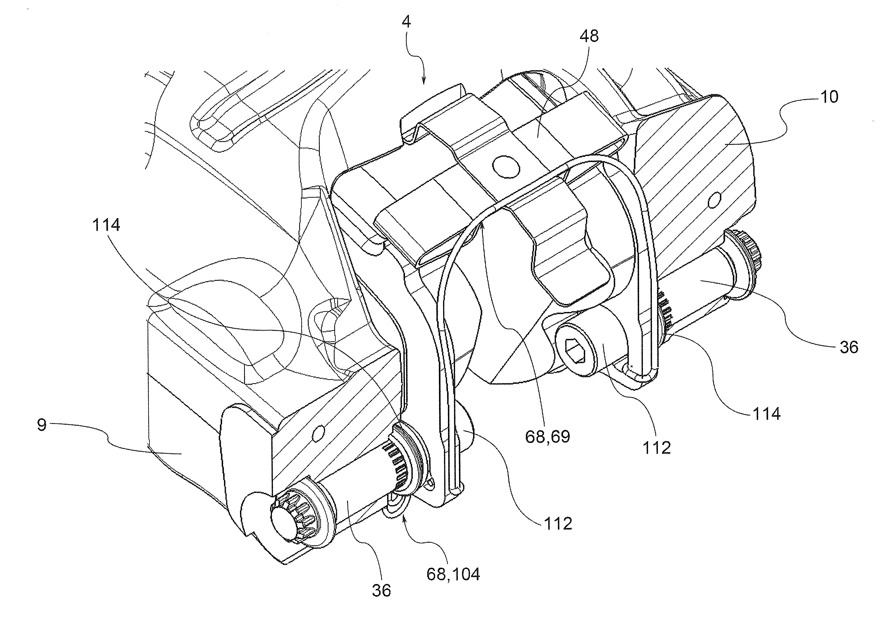 Caliper for disc brake